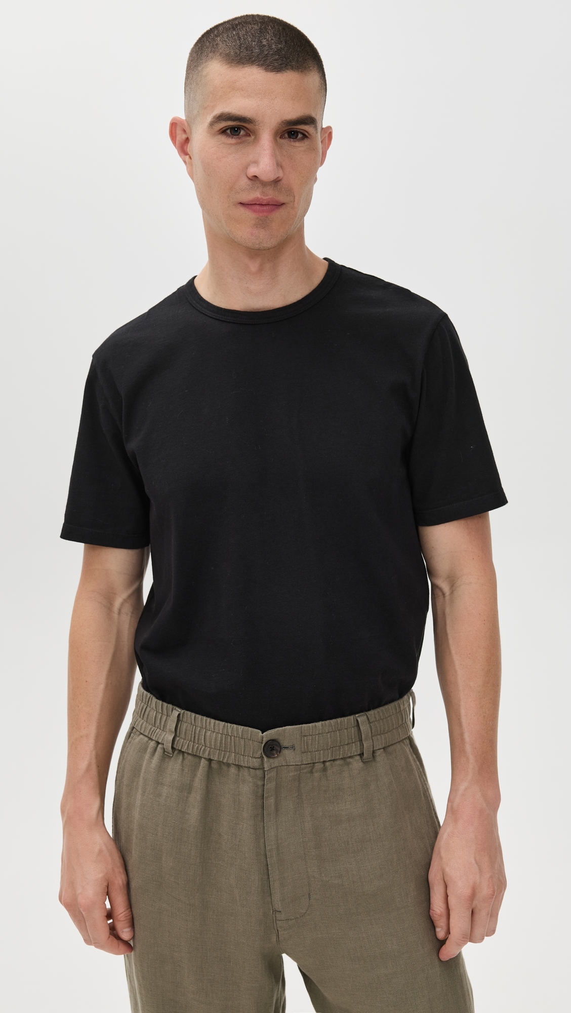 Garment Dye Short Sleeve Crew Tee True Black