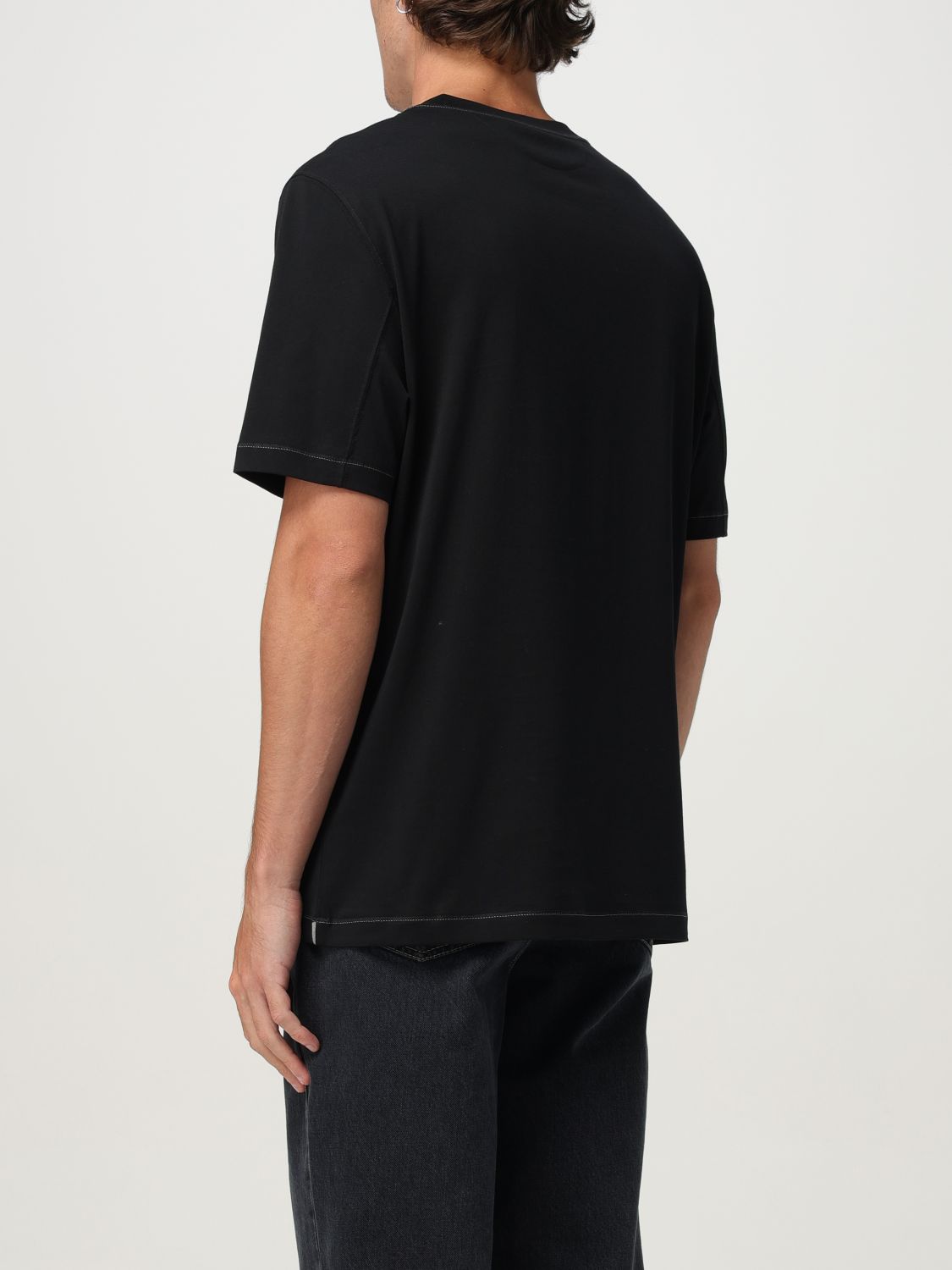 Logo-embroidered crew-neck T-shirt - White