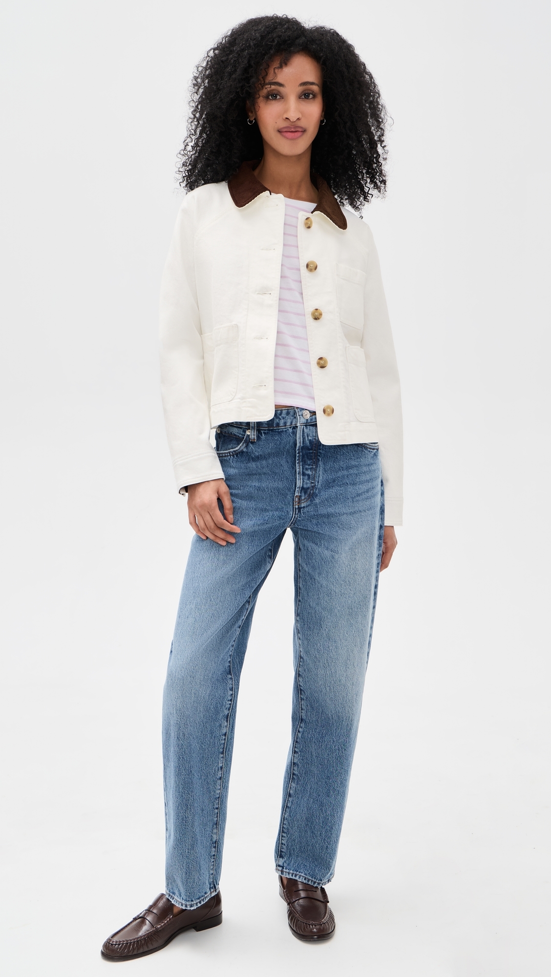 Lee Barn Jacket White