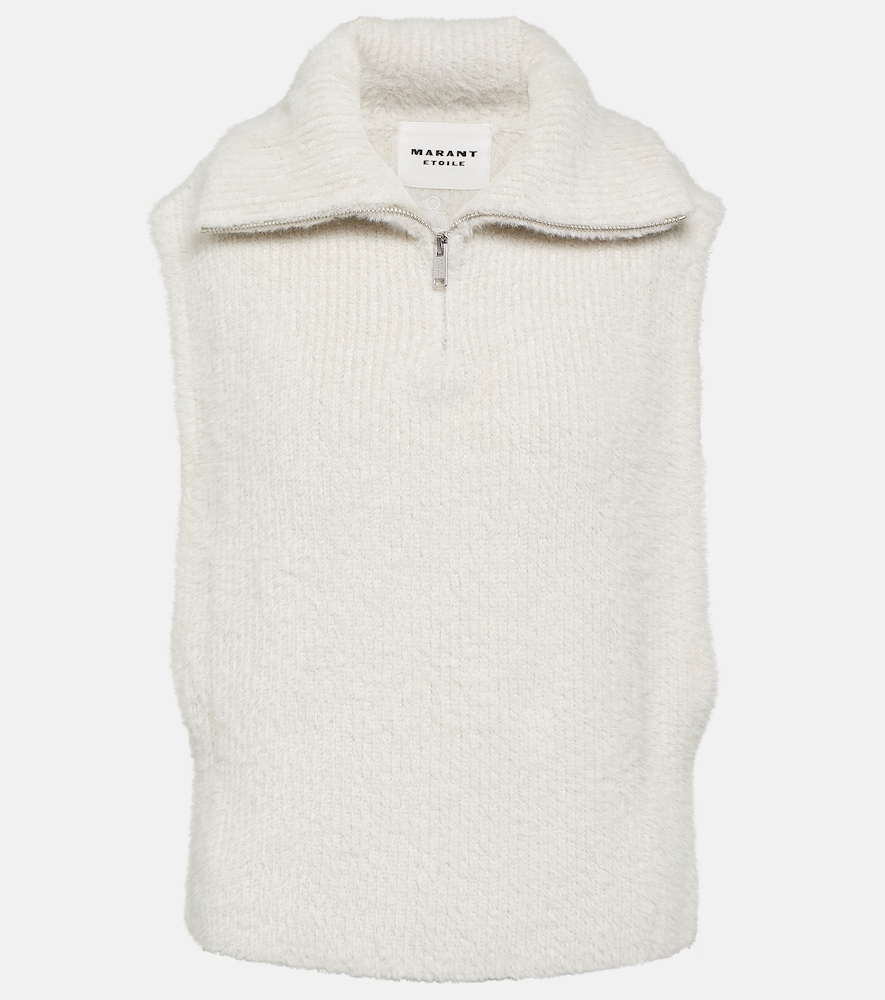 Milie high-neck sweater vest