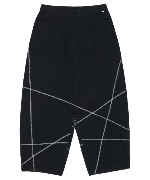 SL WIDE PANTS BLACK