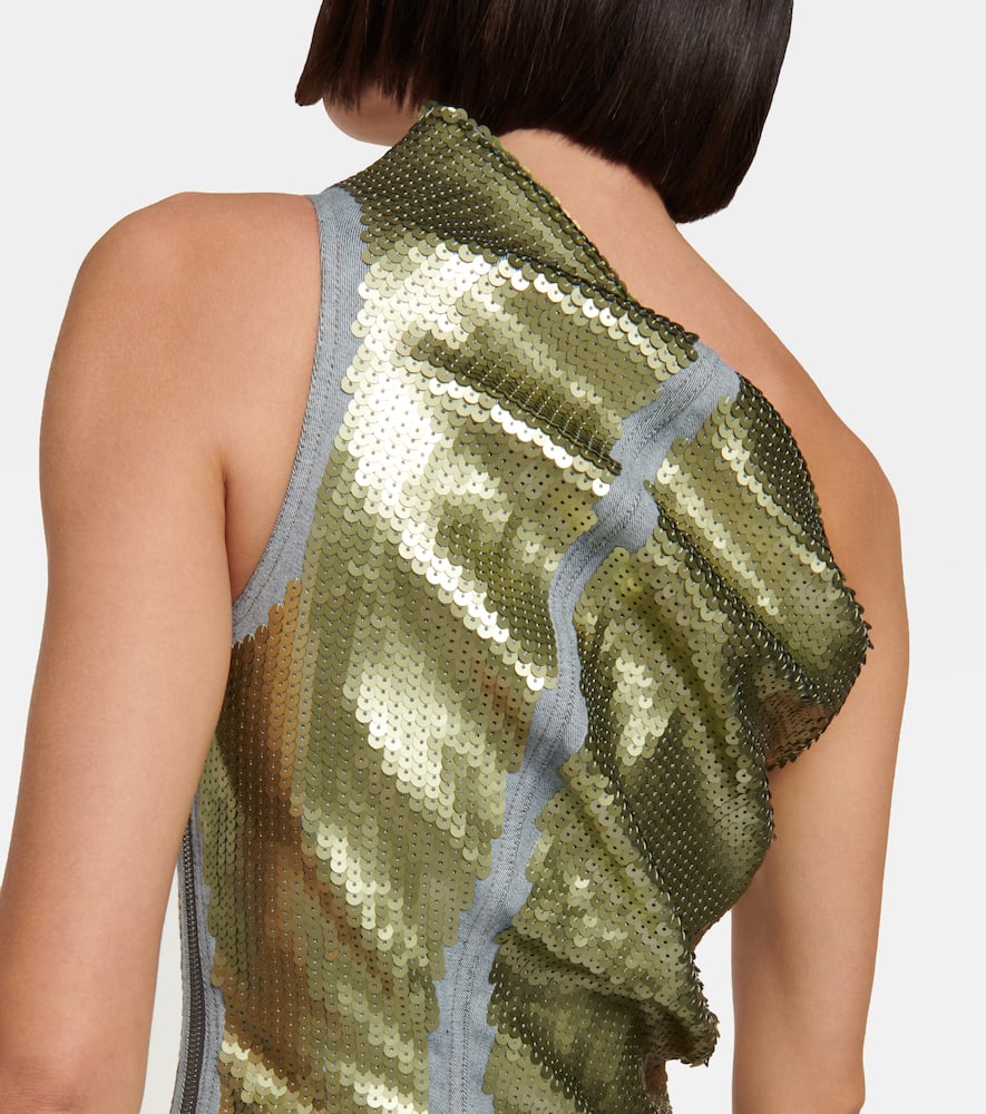 Rick Owens Athena sequined gown