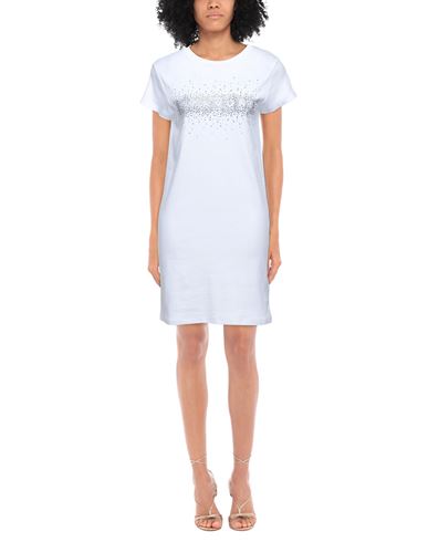 Woman Mini dress White Size M Cotton