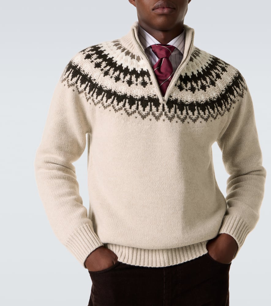 Mr Saint Gervais half-zip sweater
