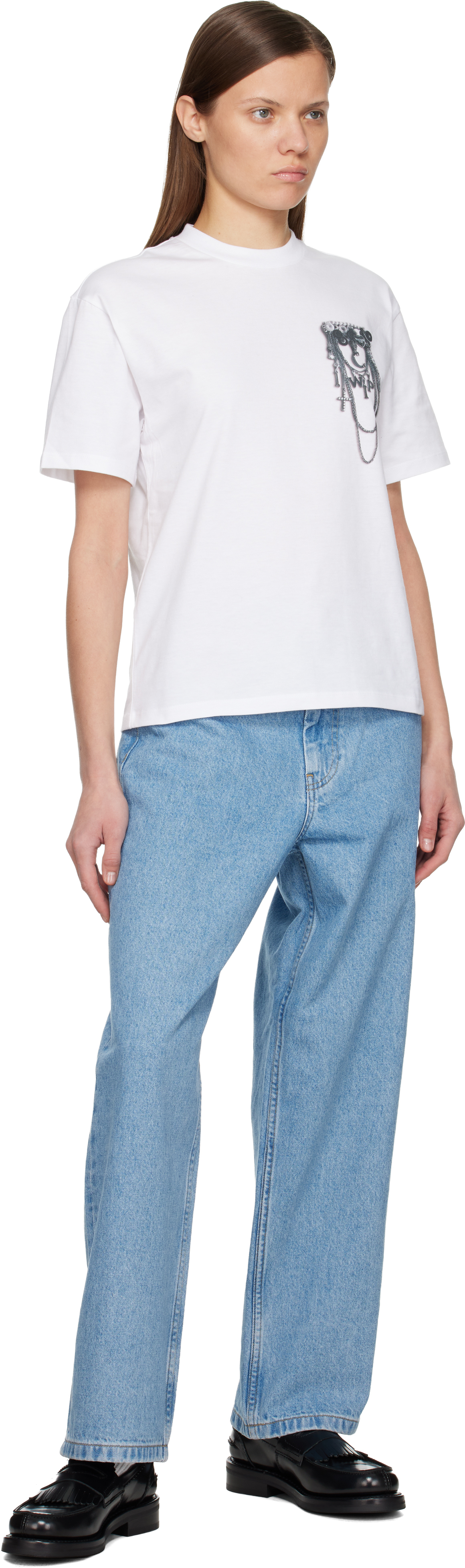 White Inverted Charm T-shirt