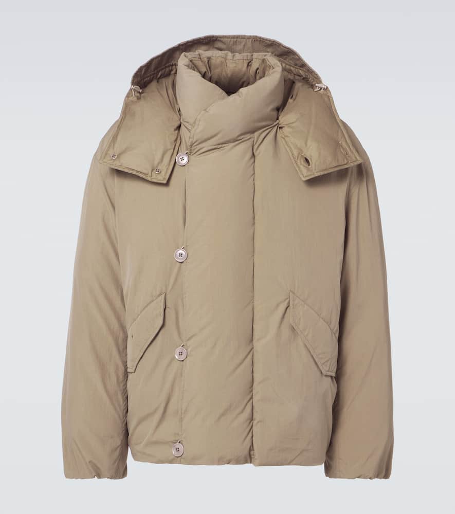 Cotton-blend down jacket