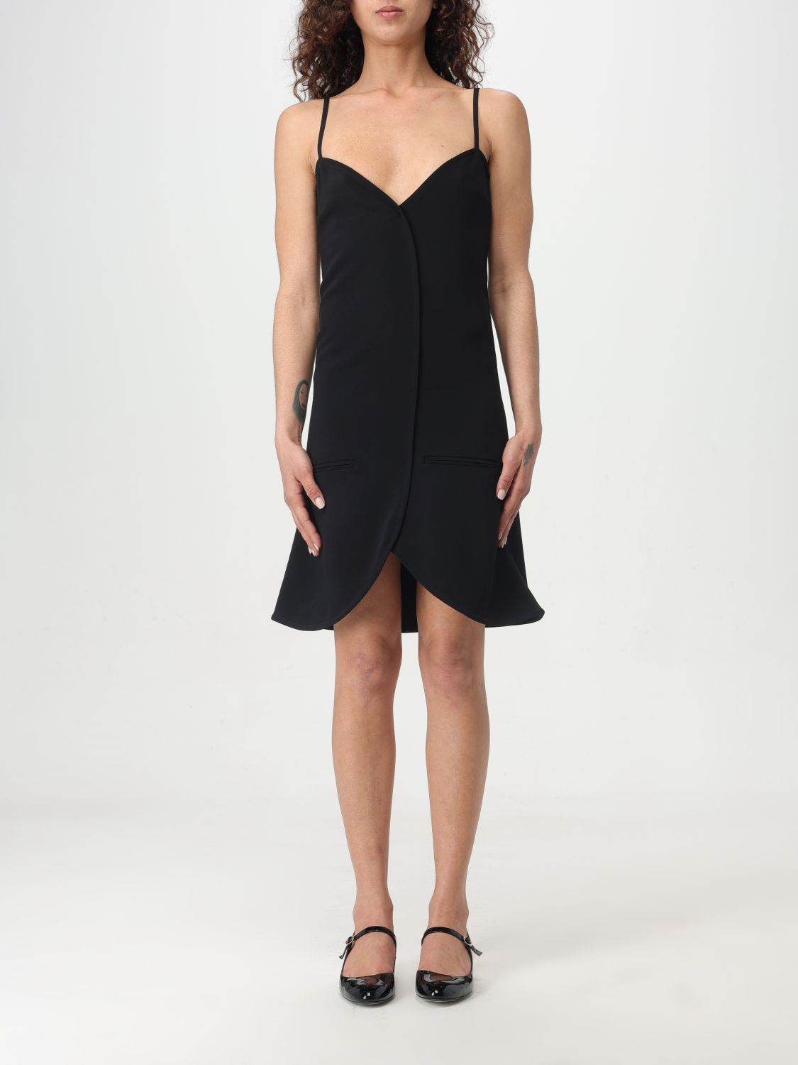 Dress COURRÈGES Woman color Black