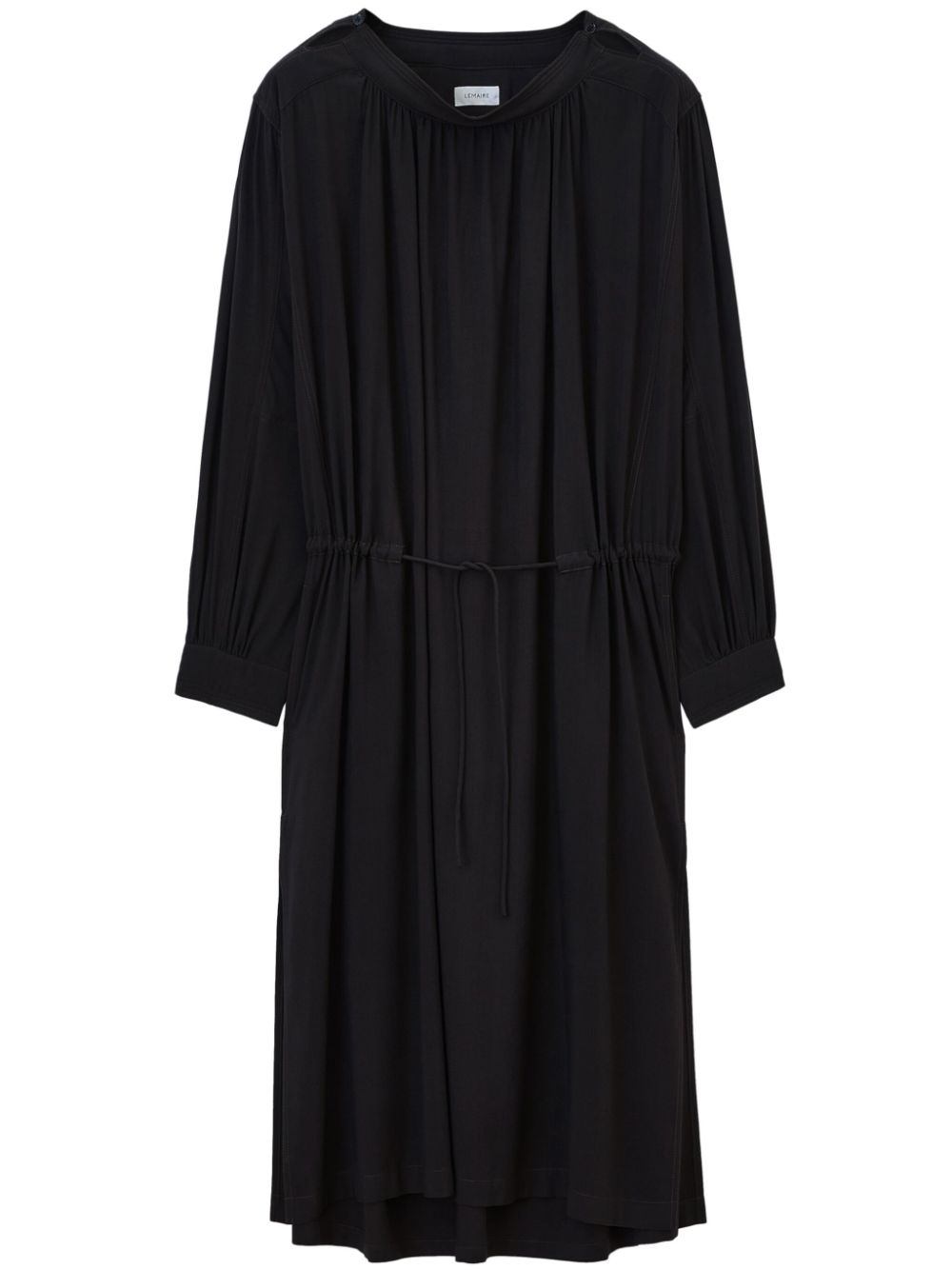 House cotton midi dress - Neutrals