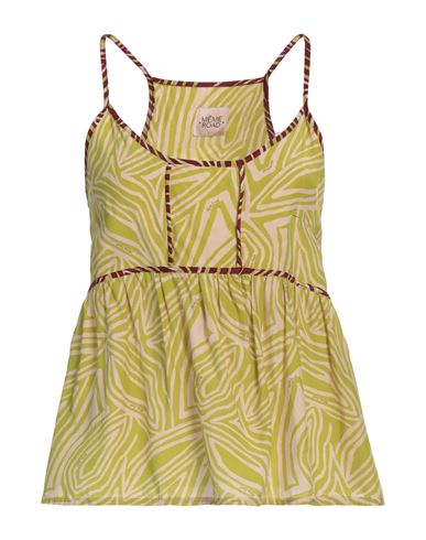 Même Road Woman Top Lime green Size 4 Viscose