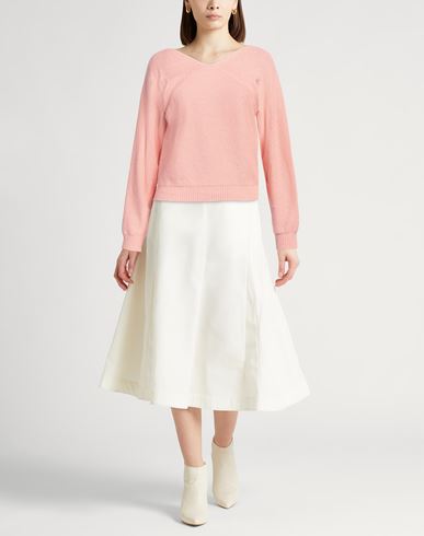 Fabiana Filippi Woman Sweater Salmon pink Size 4 Cotton, Linen, Polyester