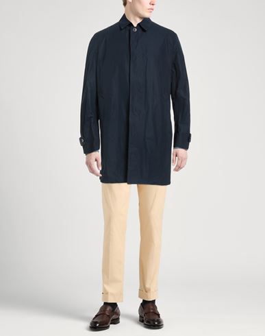 Brian Dales Man Overcoat & Trench Coat Midnight blue Size 42 Polyester
