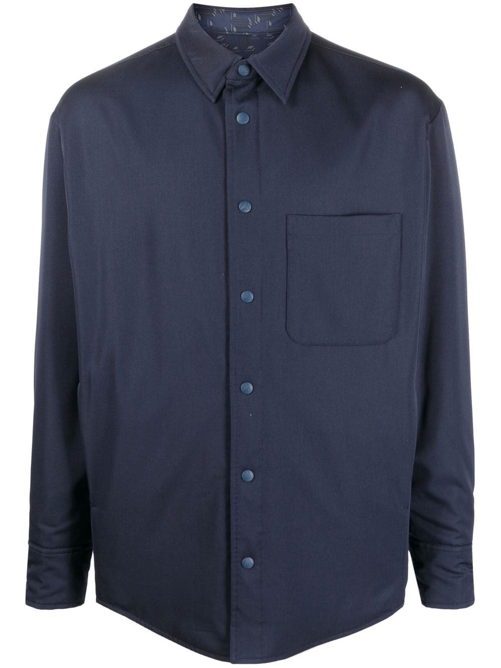 Virgin-wool shirt jacket