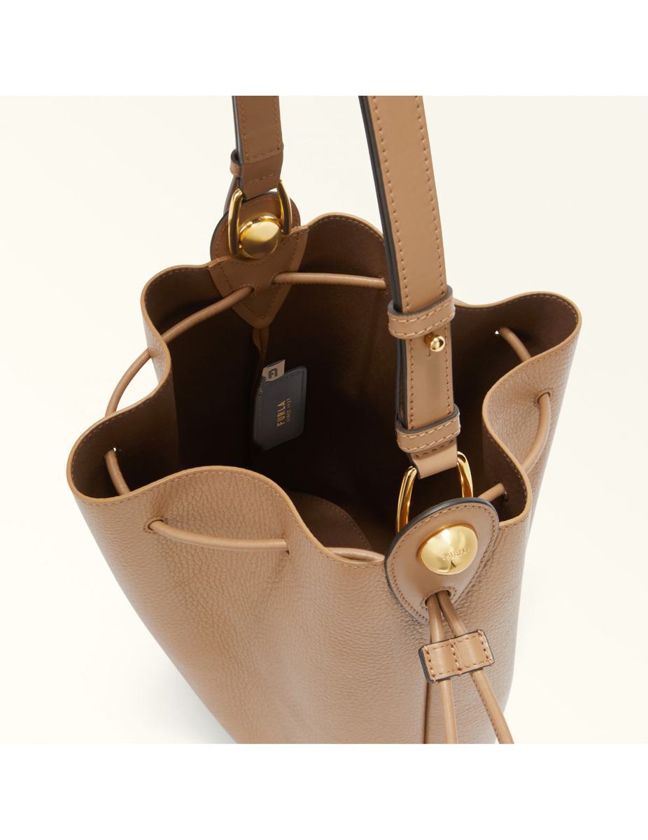 Leather Bucket Bag