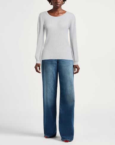 Woman Sweater Light grey Size ONESIZE Viscose, Polyester, Polyamide