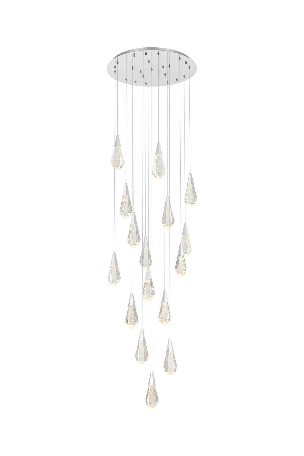 Chrome LED Pendant from the Amora Collection