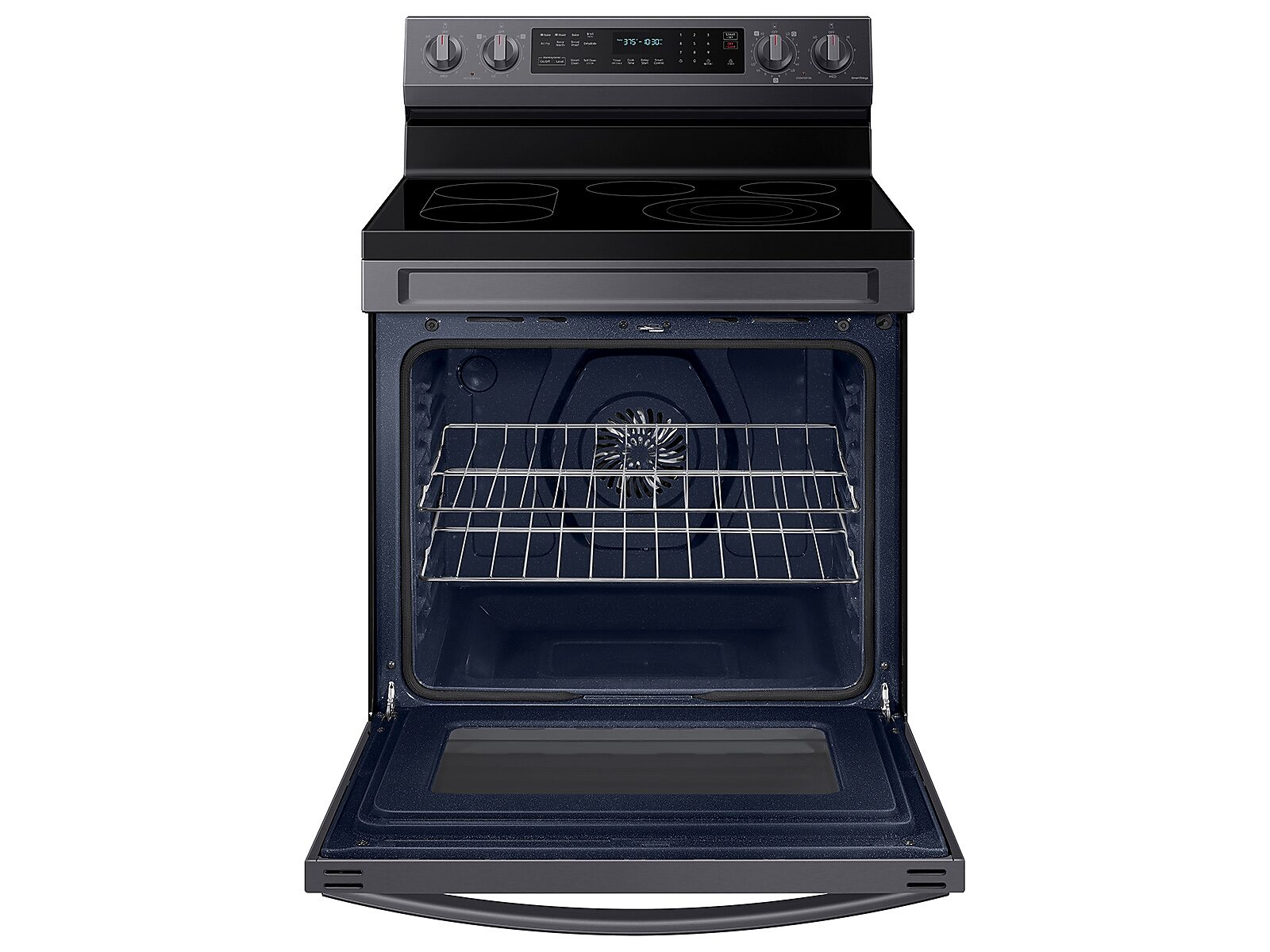 6.3 cu. ft. Smart Freestanding Electric Range with No-Preheat Air Fry, Convection+ & Griddle in Black Stainless Steel(NE63A6711SG/AA)