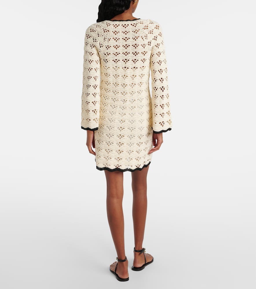 Rhiannon pointelle cotton minidress