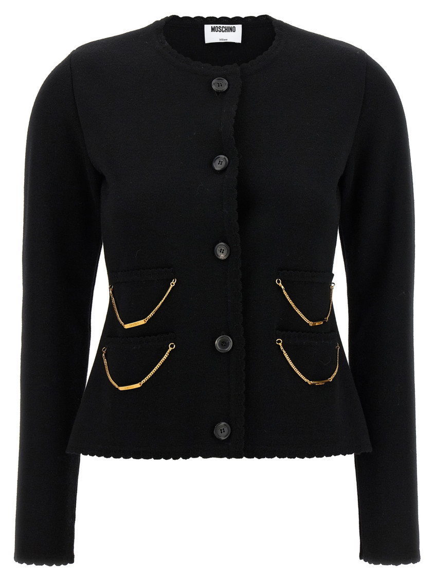 Black Chain Cardigan