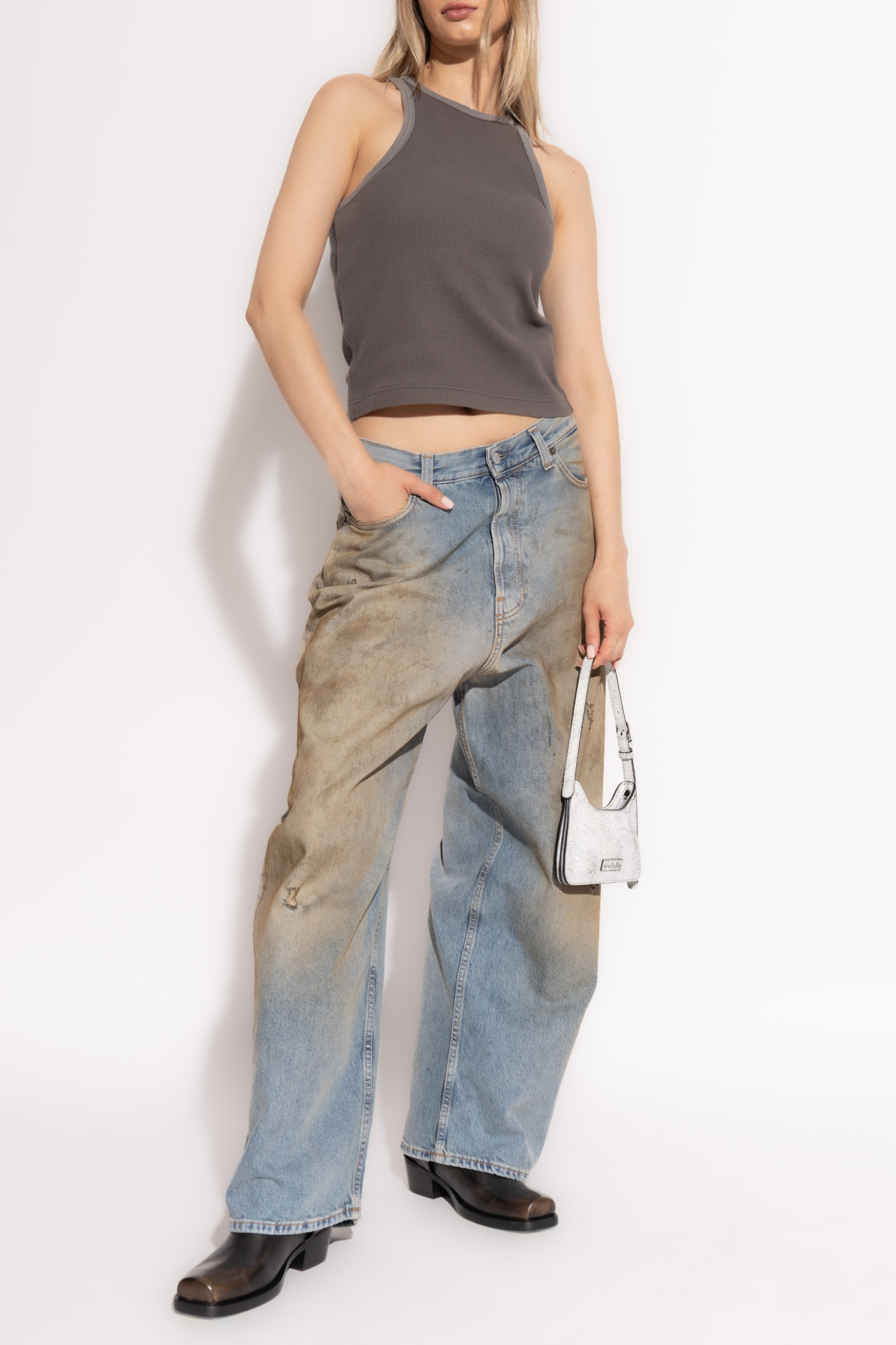 Sleeveless Top, Women's, Grey