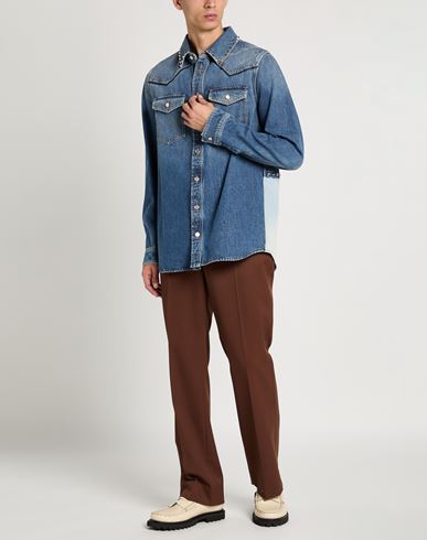 Man Denim shirt Blue