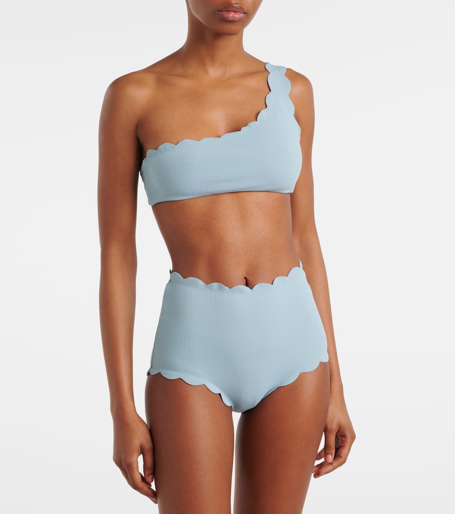 Marysia Santa Barbara one-shoulder bikini top