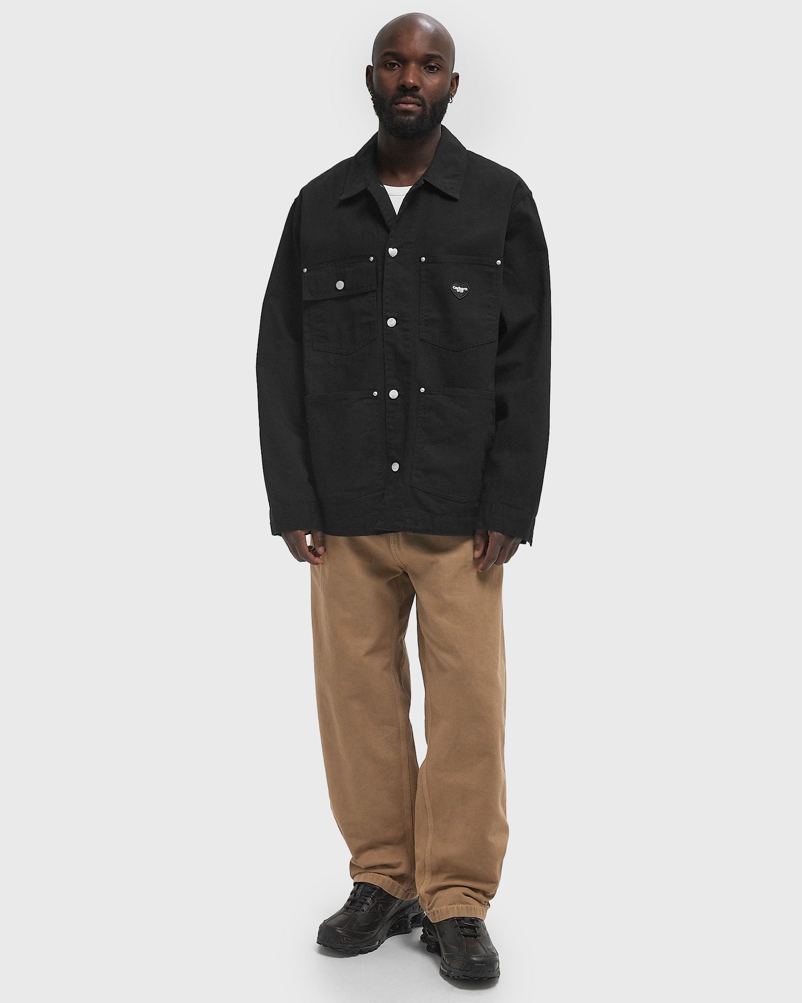 Drewe Chore Coat black male Coats now available at BSTN