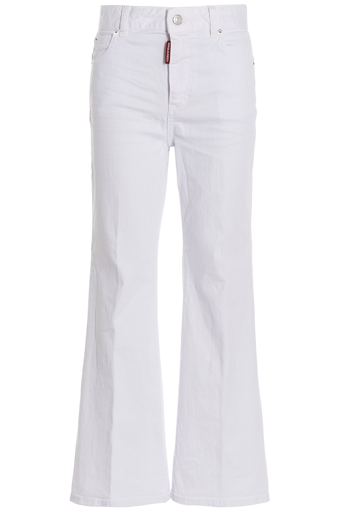 'Super Flared Cropped' Jeans
