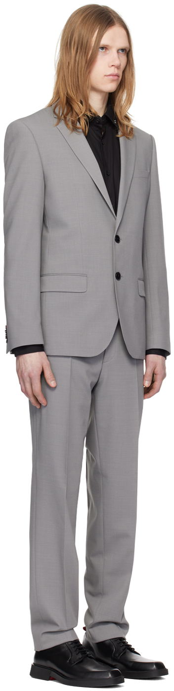 Hugo Gray Slim-Fit Suit