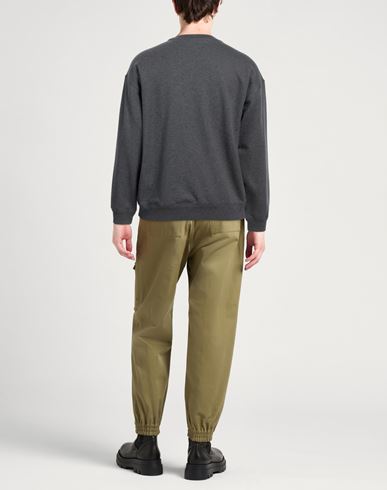 Man Sweatshirt Grey Size L Cotton
