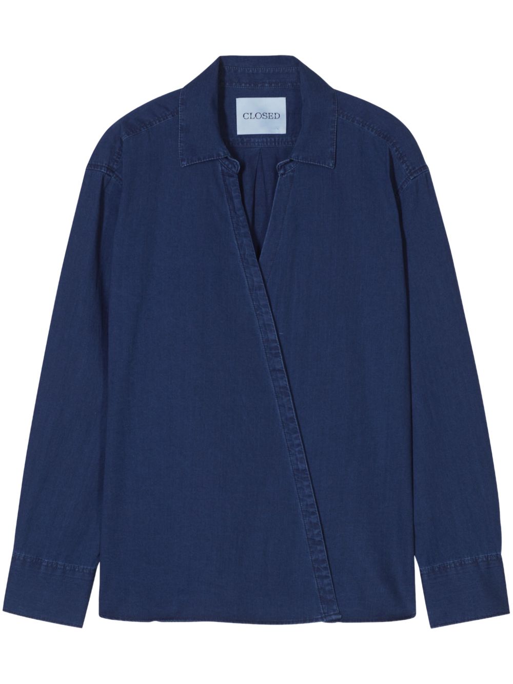 Asymmetric shirt - Blue