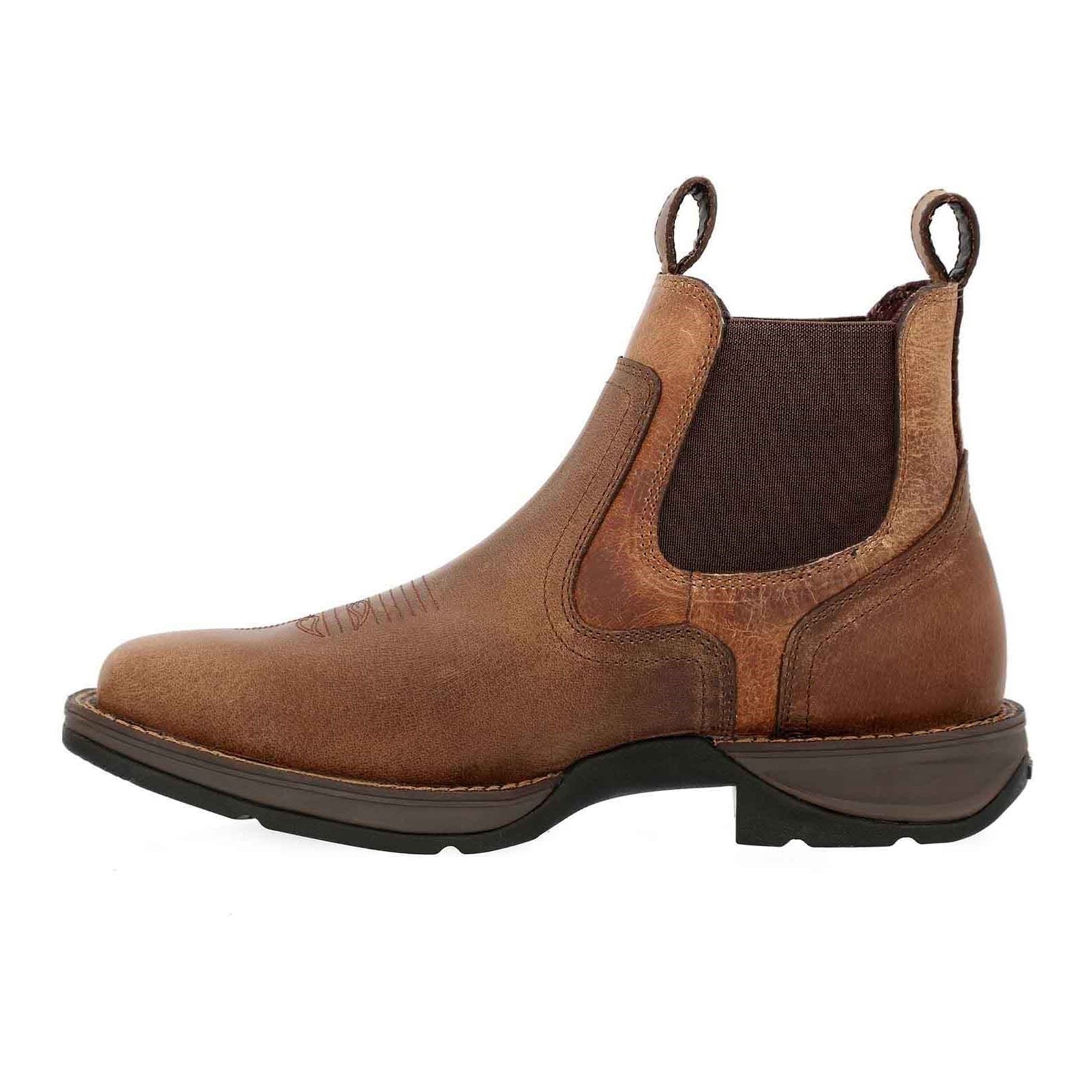 Durango Red Dirt Rebel Leather Men's Old Town Brown/Tan Ankle Boot