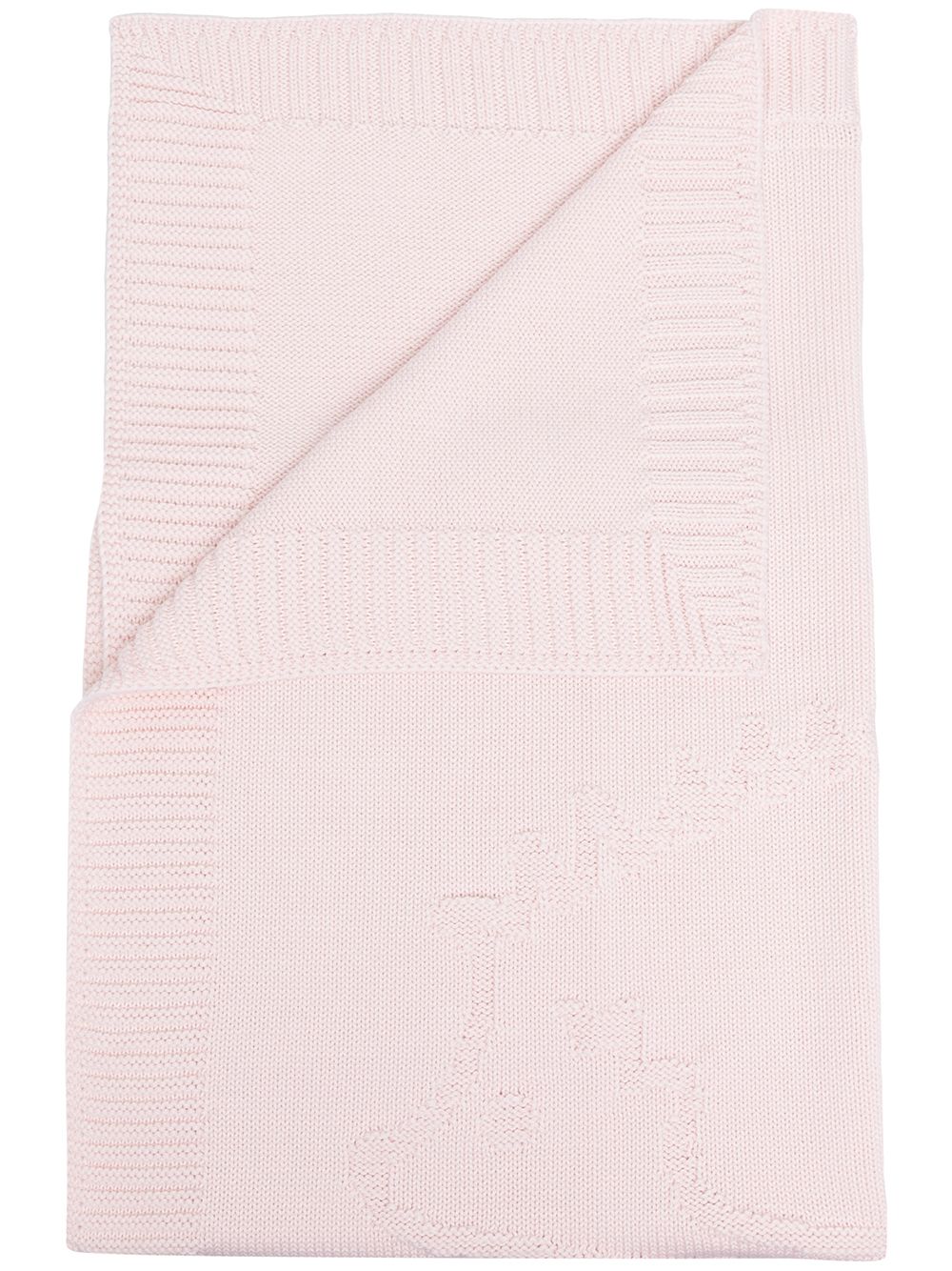 Hedgehog knitted blanket - Pink