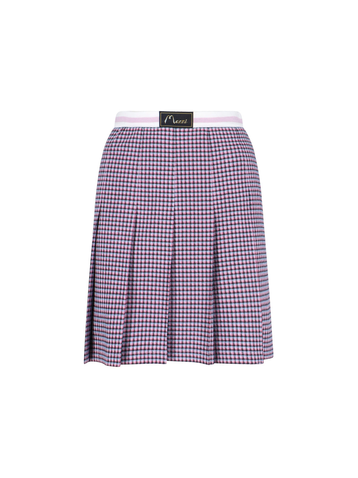 Viscose-Blend Mini Skirt
