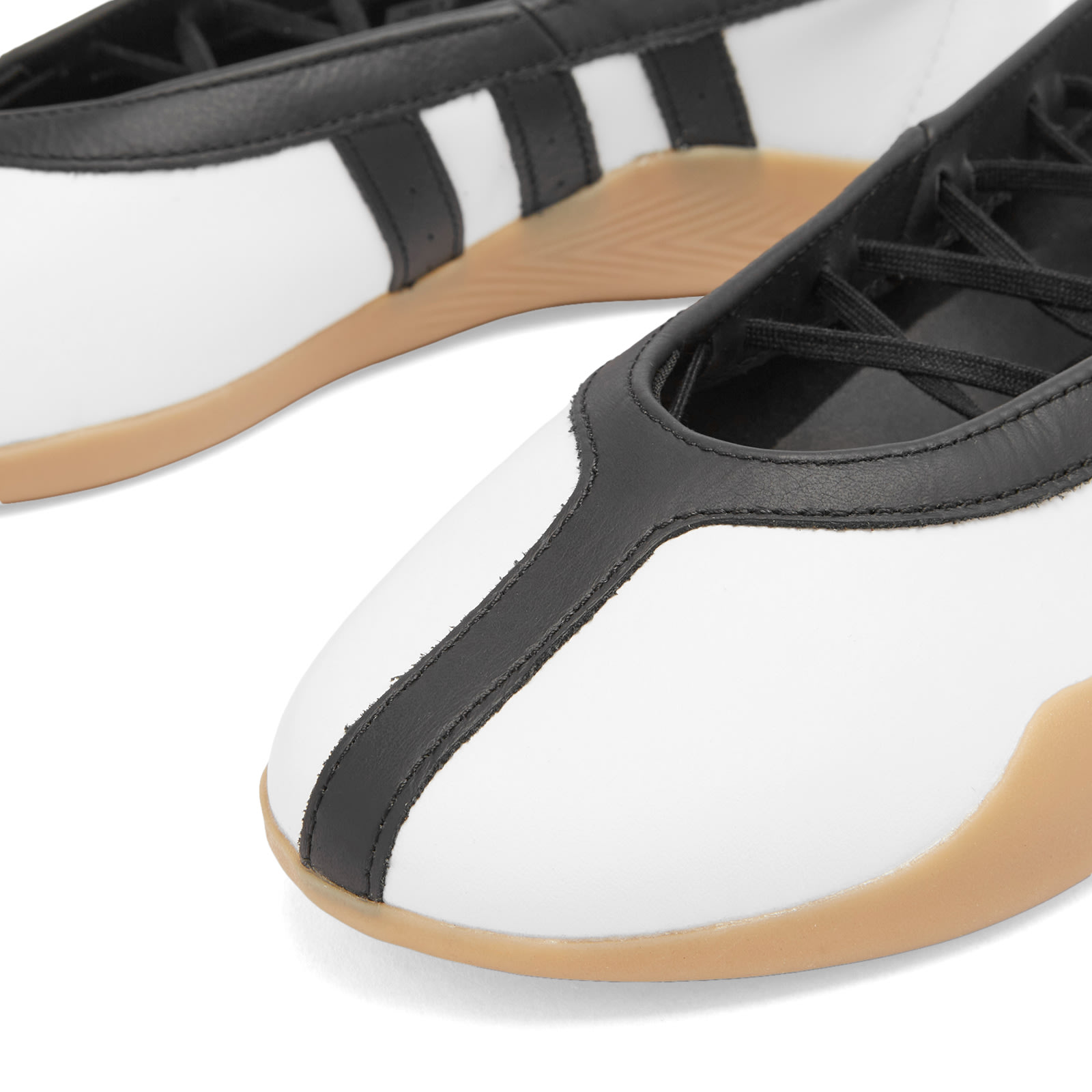 Adidas Women's W Taekwondo Mei Ballet Shoe in White/Core Black/Gum