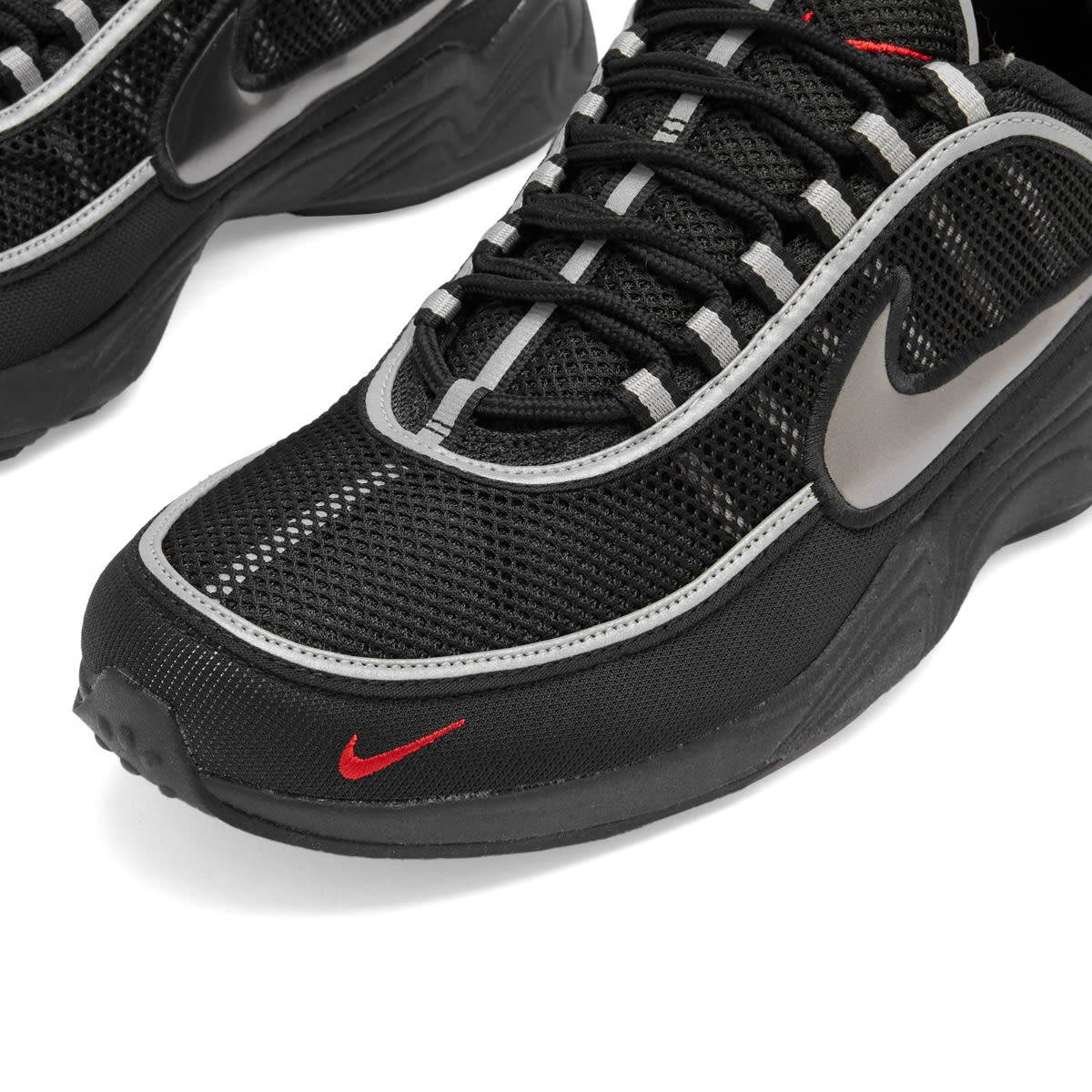 Air Zoom Spiridon SP Sneaker in Black/Silver/Red