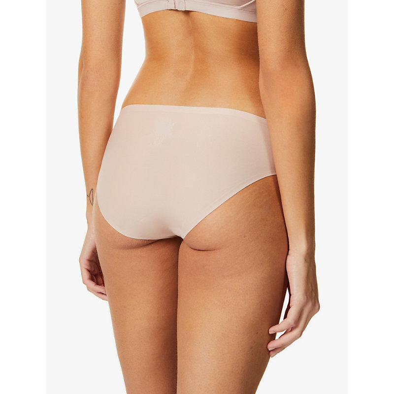 Womens Dusty Pink Ch Soft Stretch Brazilian 