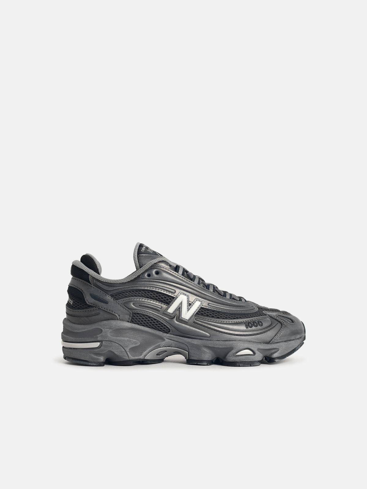 '1000' Grey Fabric Blend Sneakers