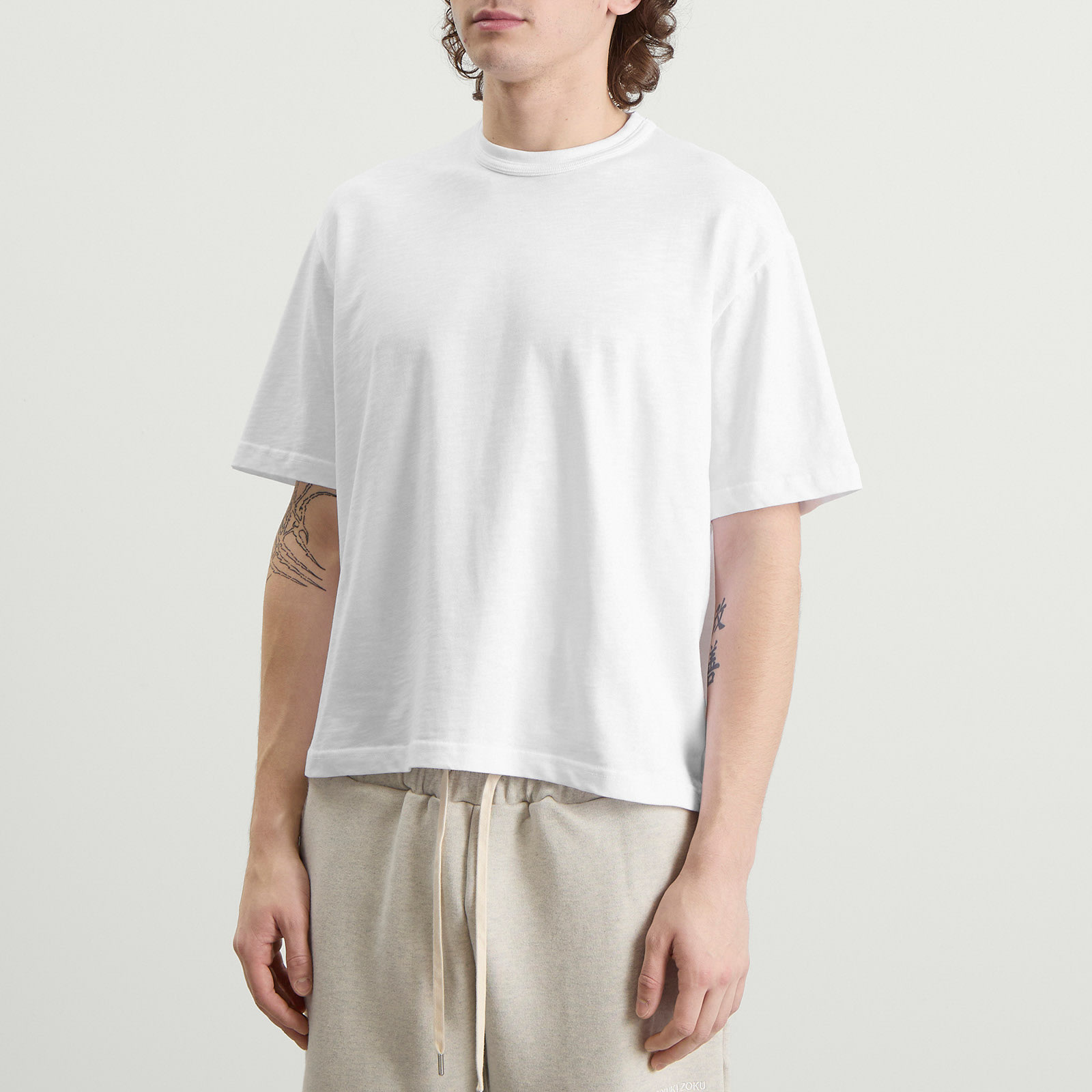 Men's 220 Gsm Slub T-Shirt White