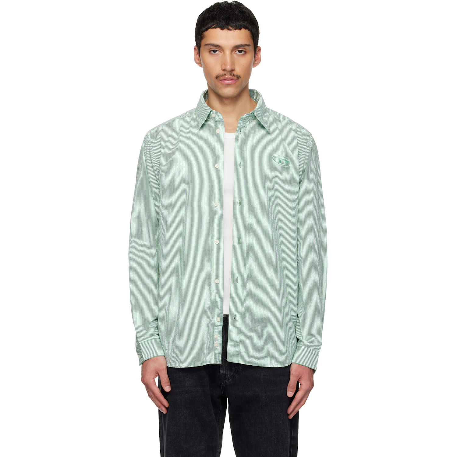 Green & White S-Simply-Bkbz Shirt