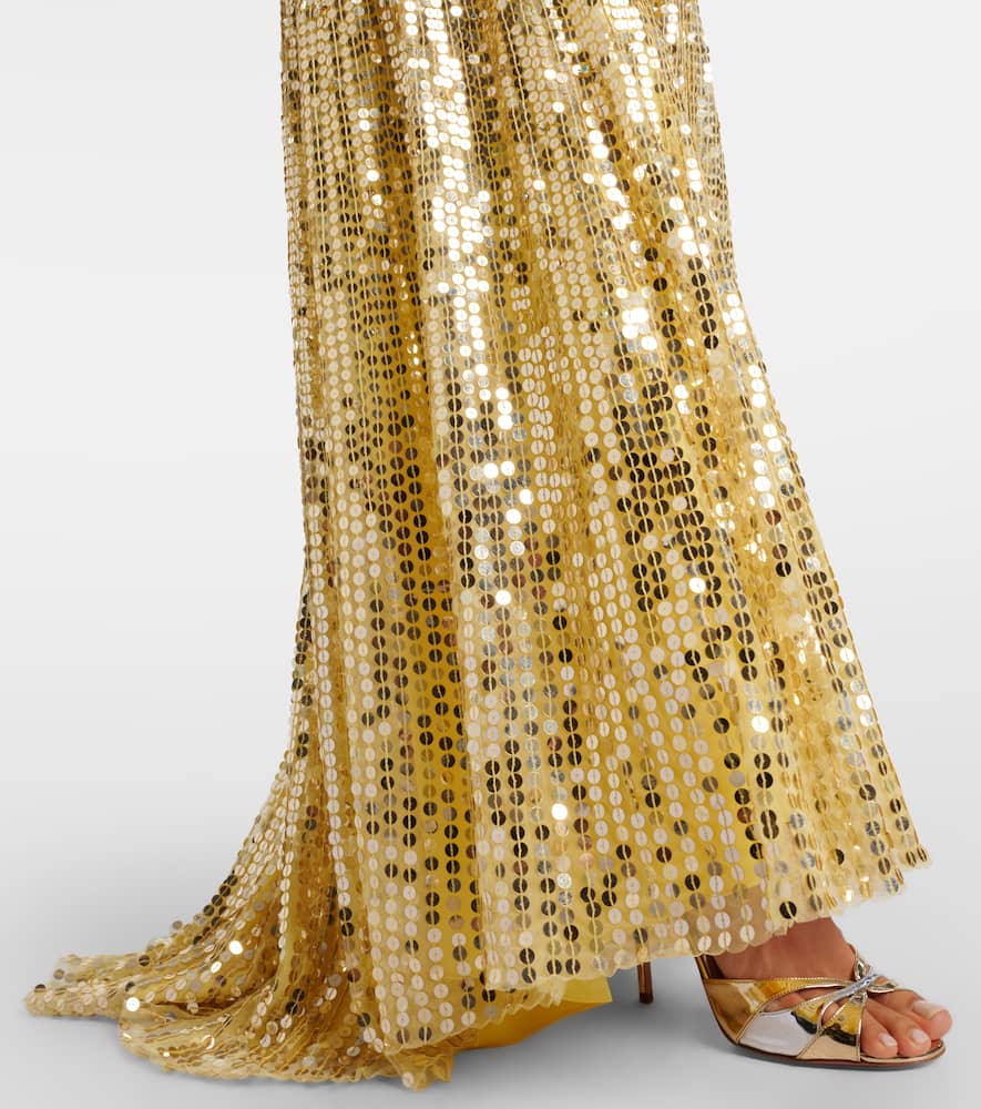 Sarai sequined corset gown