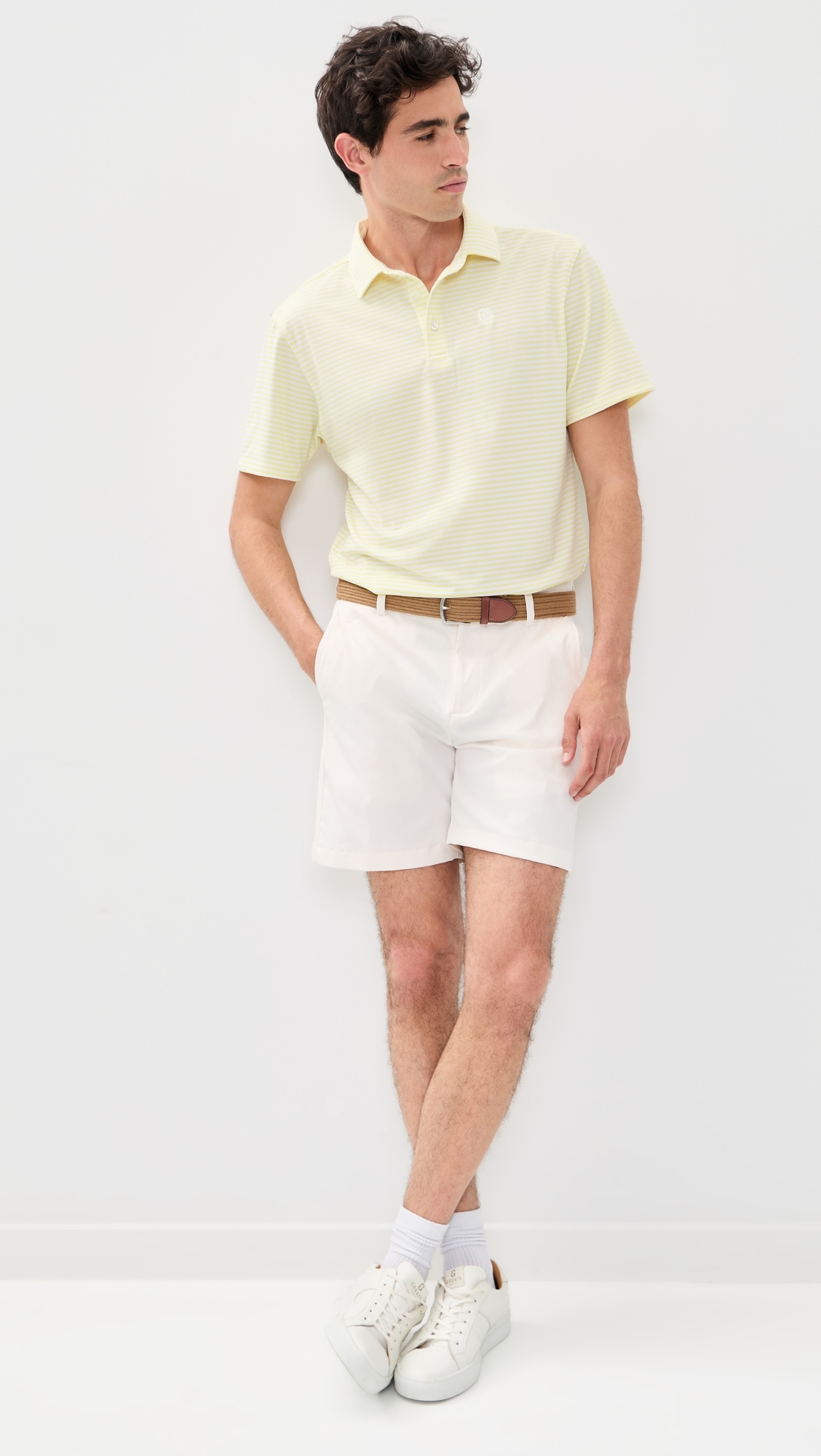 Randoplh Striped Polo Yellow