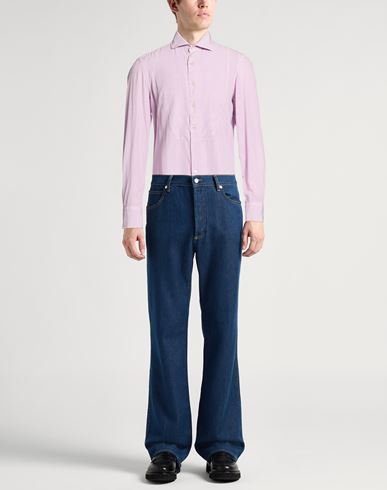 Man Shirt Lilac Size 15 ¾ Lyocell