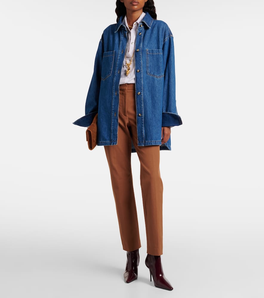 New Coleman gabardine straight pants