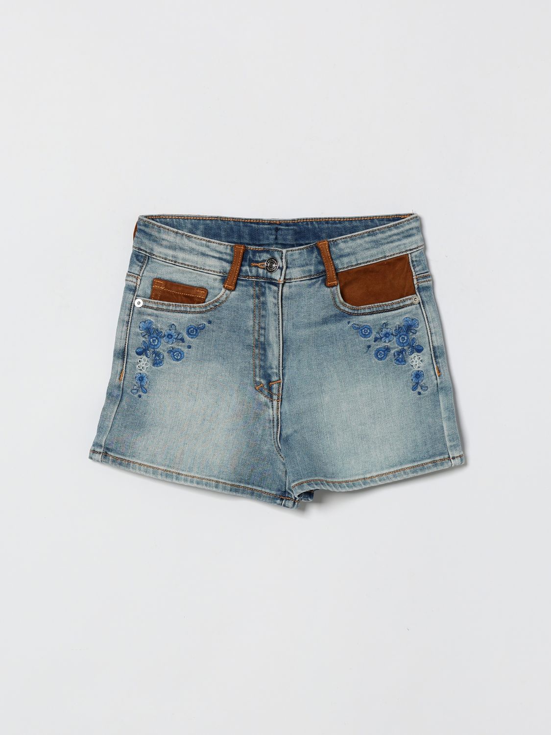 Shorts Kids color Blue