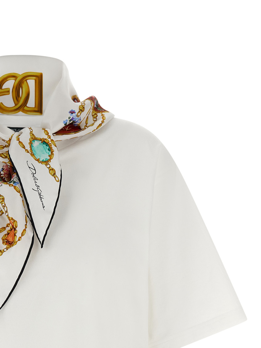 Dolce&Gabbana - graphic print short sleeve round neck top