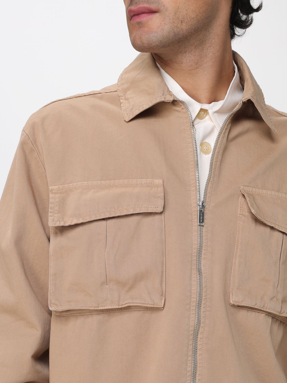 Shirt Men color Beige