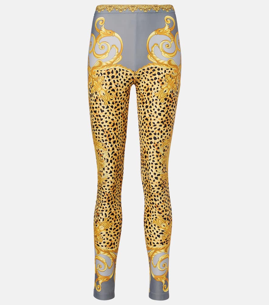 Printed jersey leggings