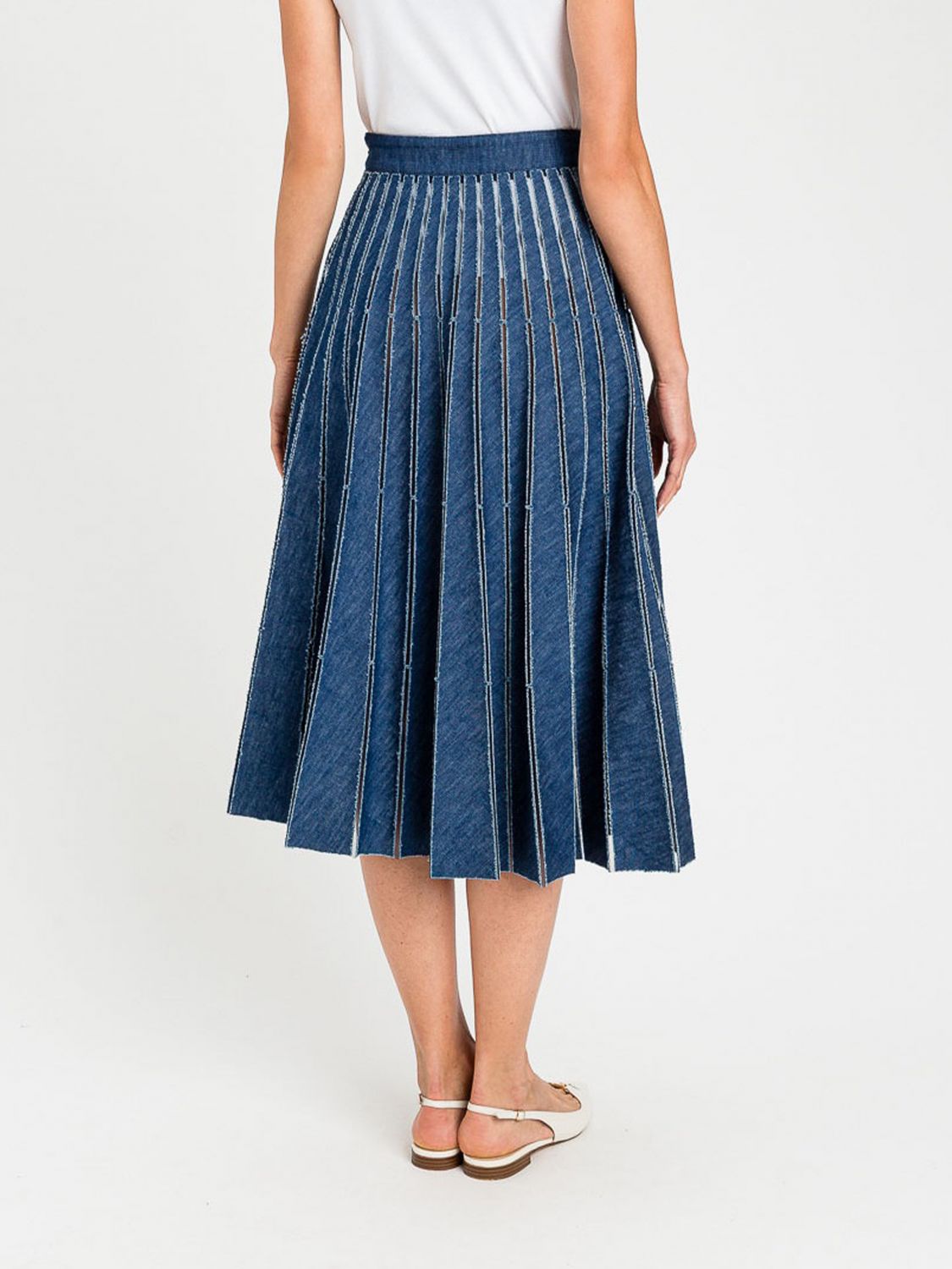 Skirt Woman color Denim