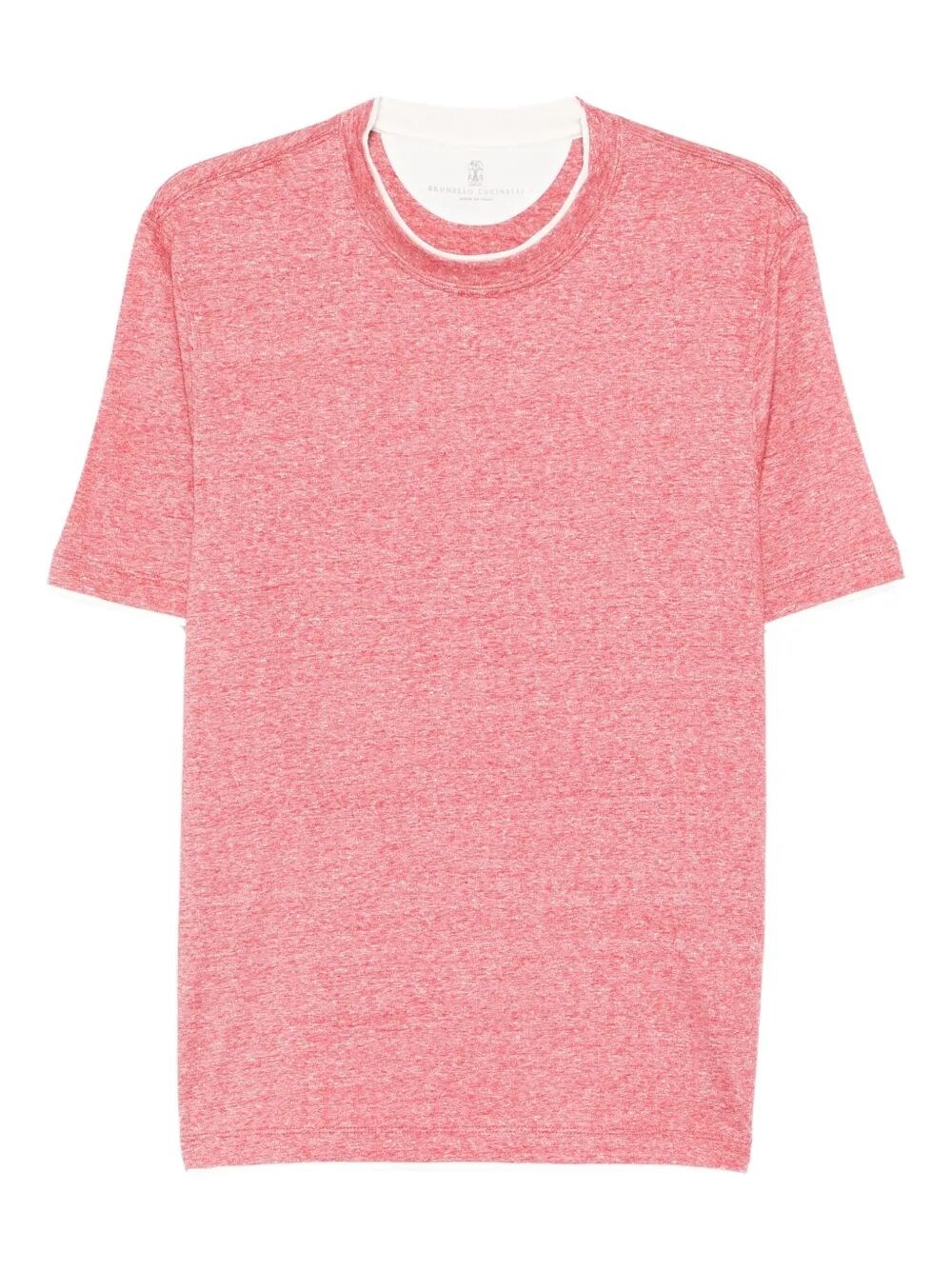 T-Shirt With Faux-Layering