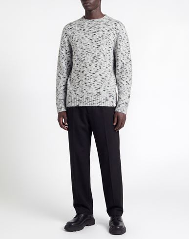 Man Sweater Light grey Size S Acrylic, Polyamide, Mohair wool, Wool, Elastane